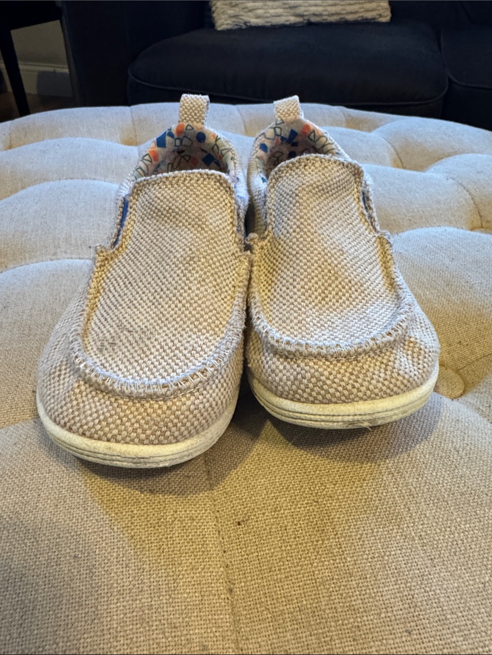 Cat & Jack Beige/Tan Slip-On Kids Sneakers